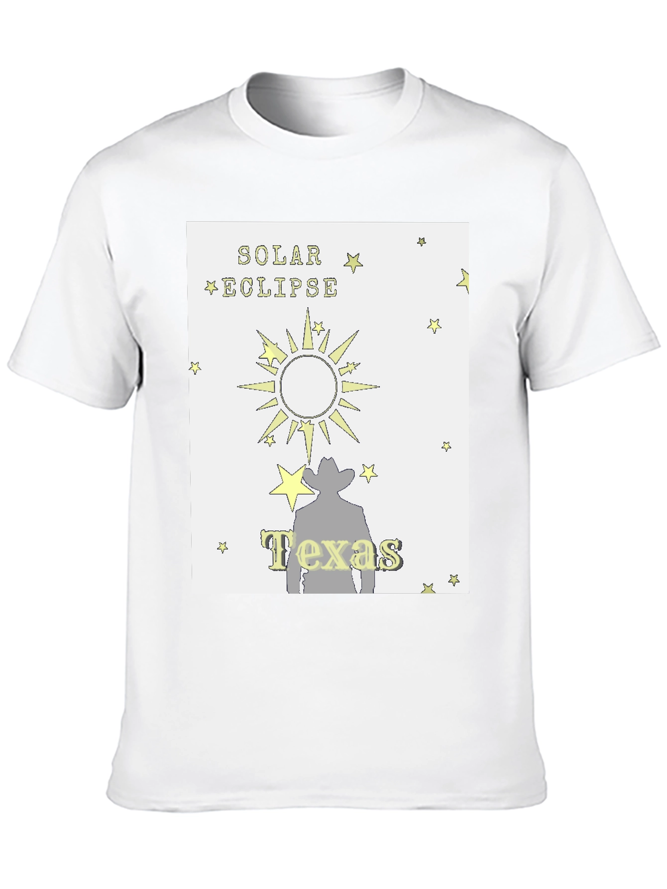 Solar Eclipse Texas Cowboy T-Shirt