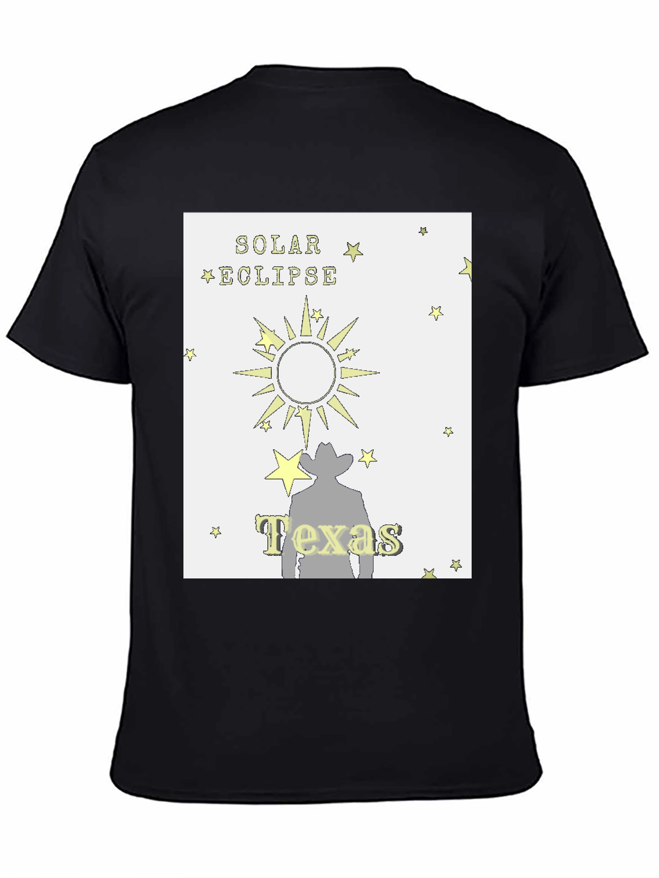 Solar Eclipse Texas Cowboy T-Shirt