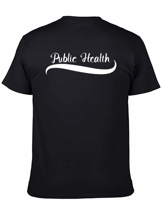 Public Health Black Graphic T-Shirt