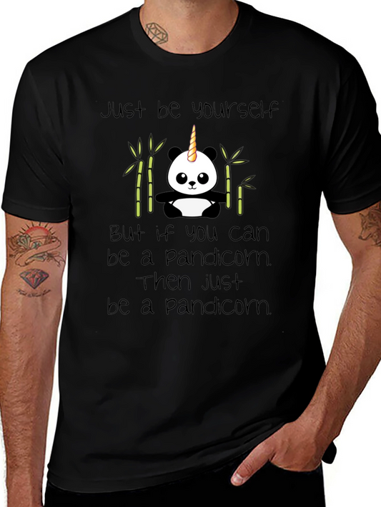Pandicorn Graphic T-Shirt - Be Yourself Be a Pandicorn!