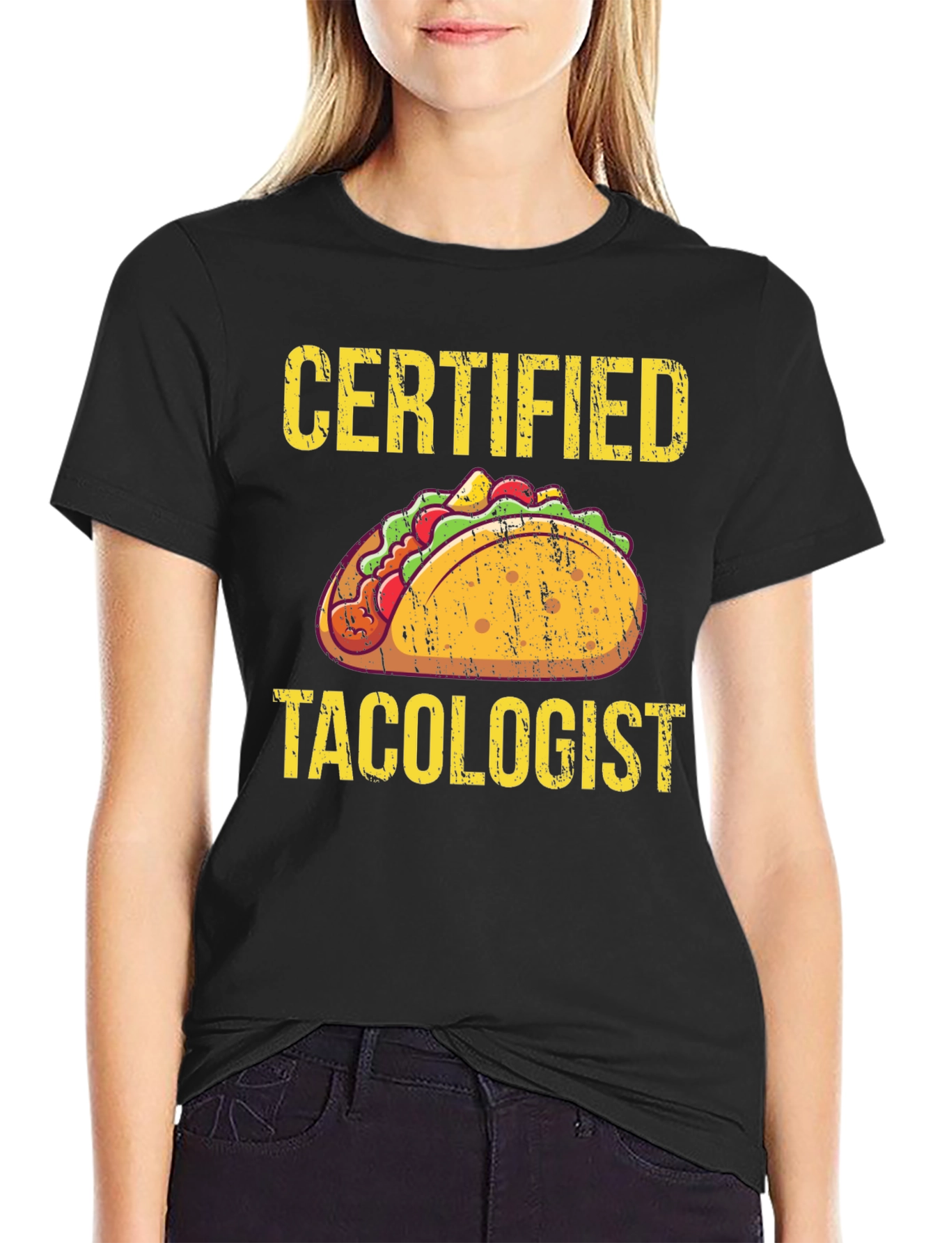 Certified Tacologist Graphic T-Shirt