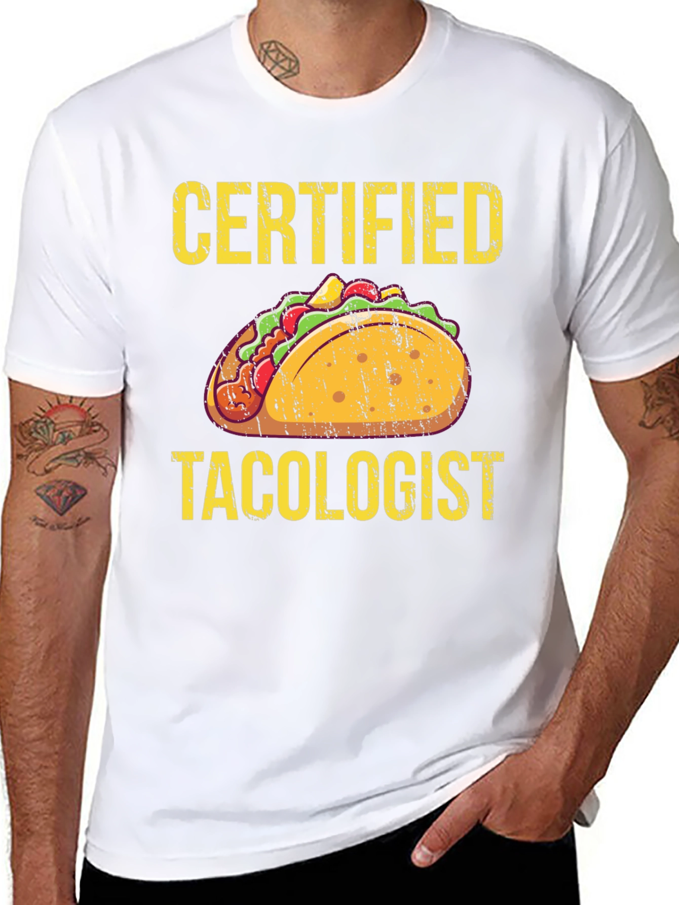 Certified Tacologist Graphic T-Shirt