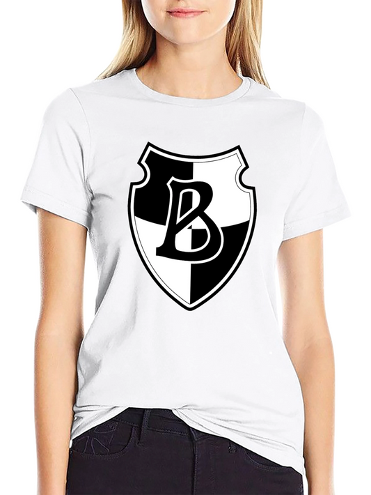 Black T-Shirt with Crest Logo