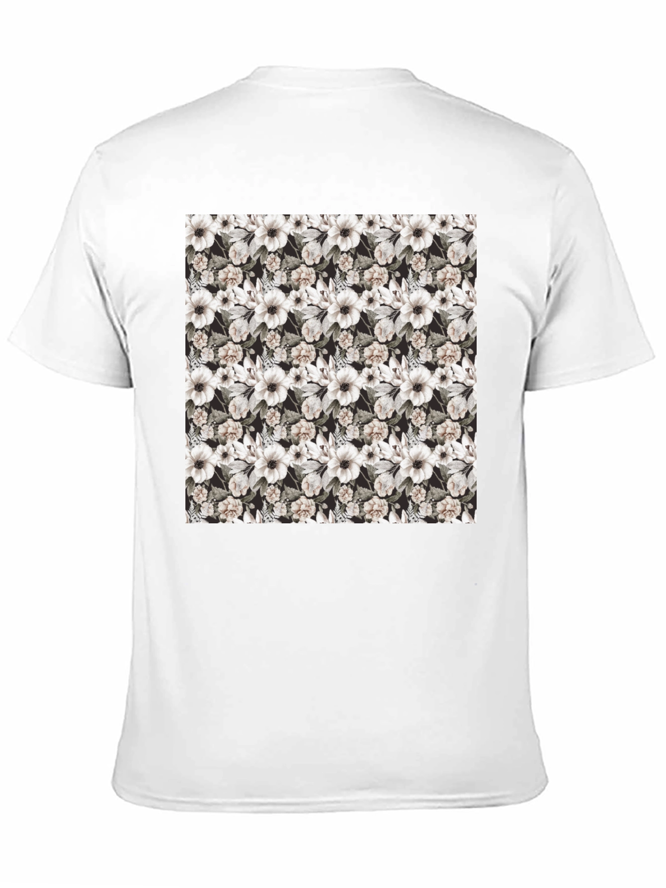 Floral Print Crew Neck T-Shirt