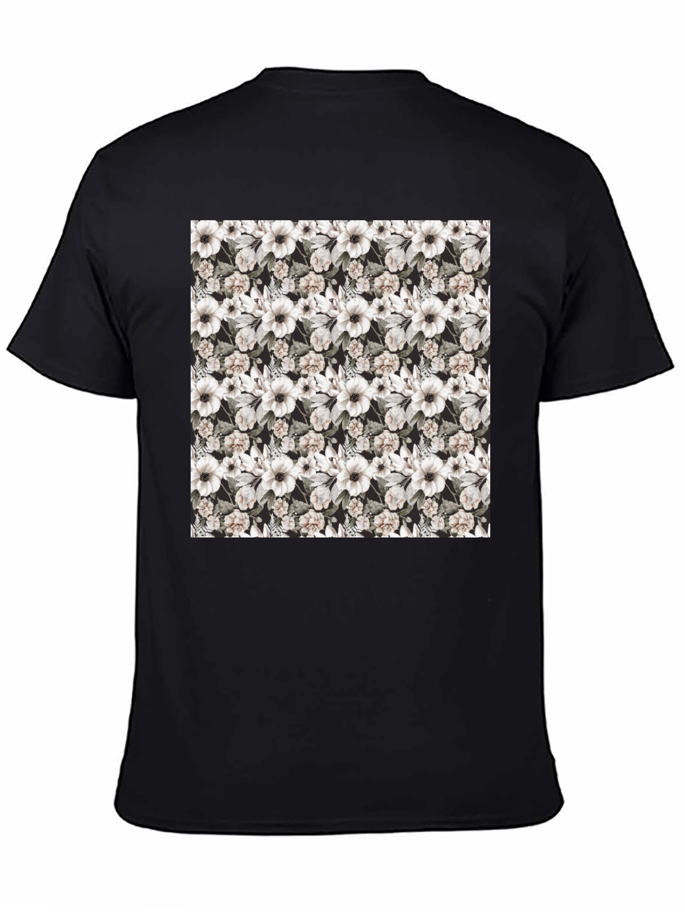 Floral Print Crew Neck T-Shirt