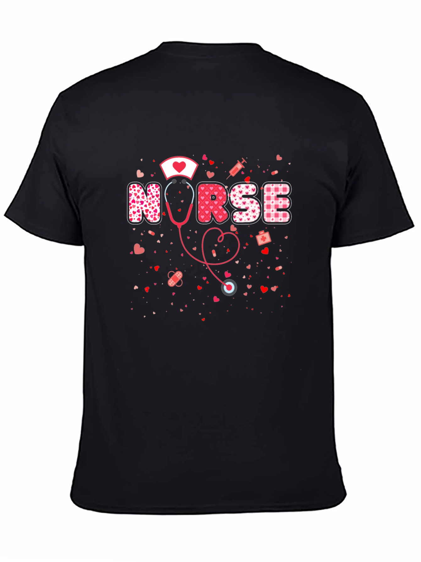 Nurse Valentines Day Heart T-Shirt