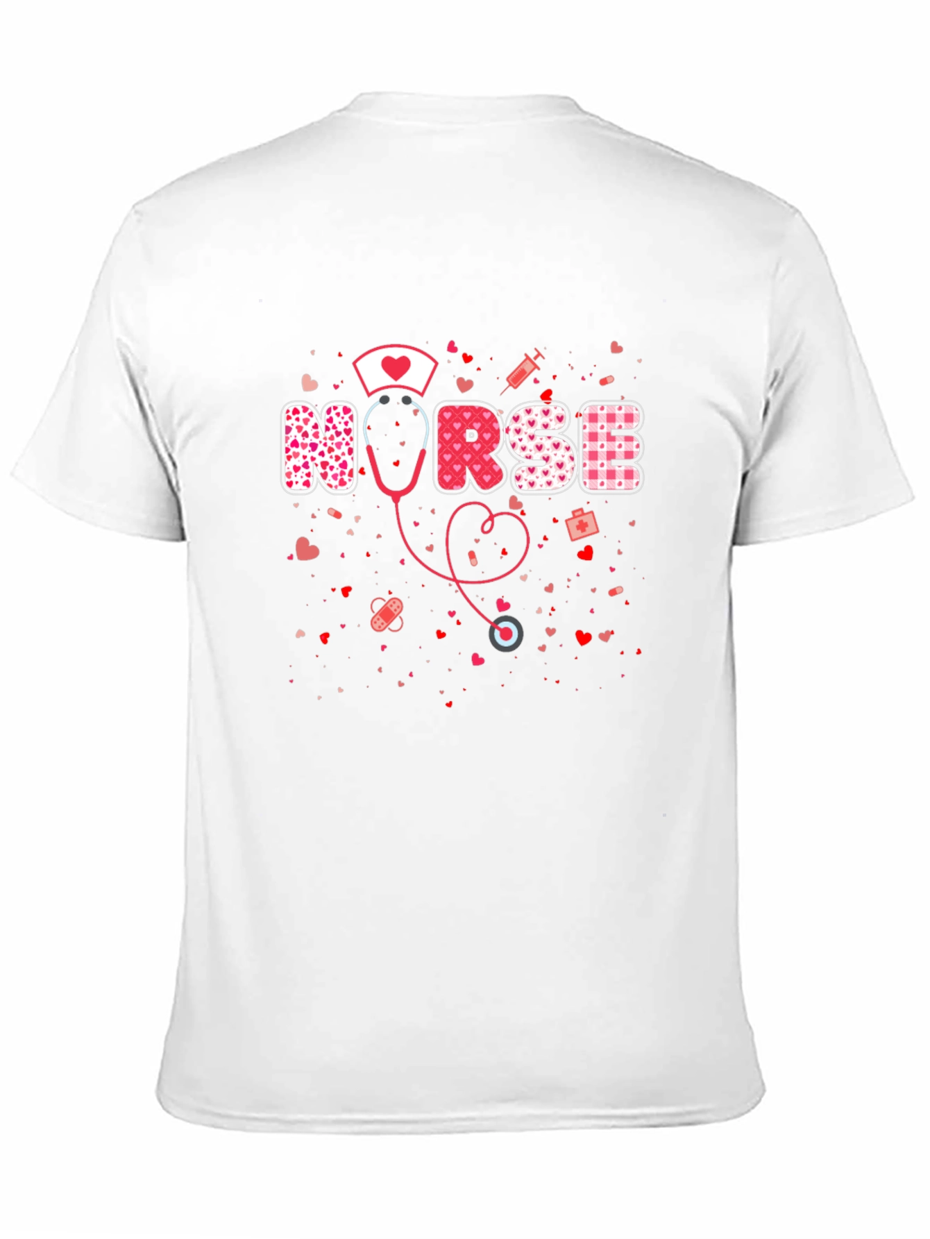 Nurse Valentines Day Heart T-Shirt