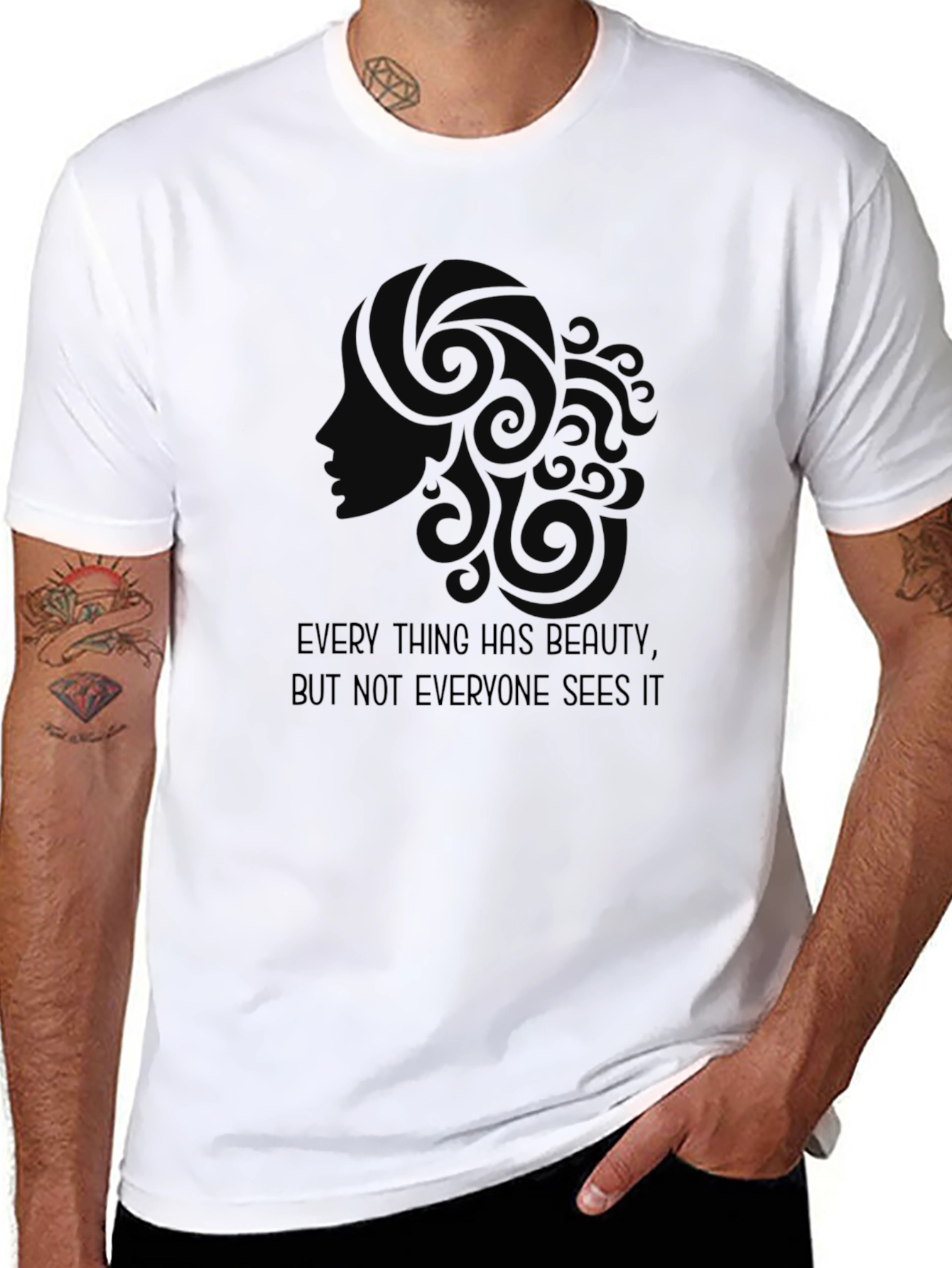 Beauty Within Black T-Shirt