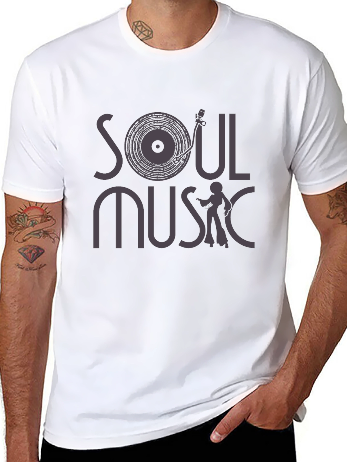 Soul Music Retro Graphic T-Shirt