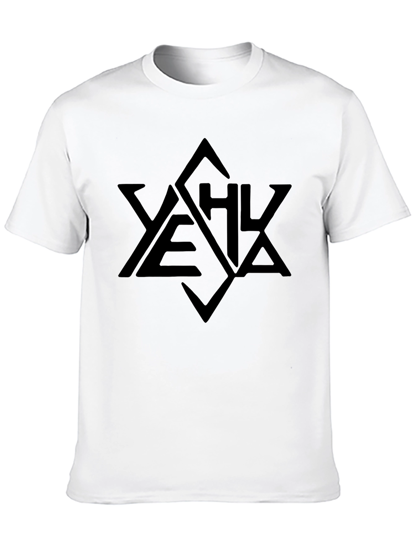 YHVA Star Graphic Black T-Shirt