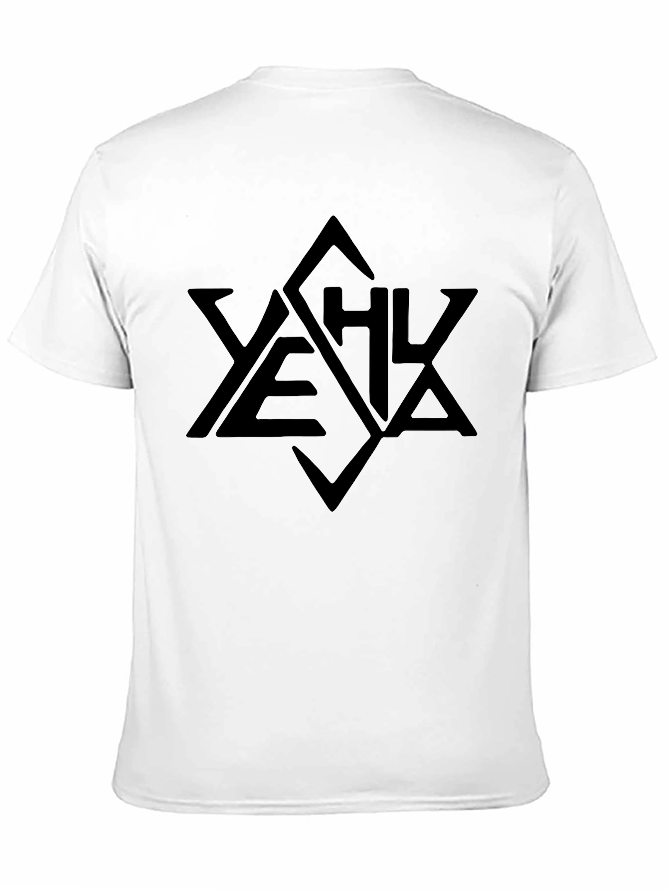 YHVA Star Graphic Black T-Shirt