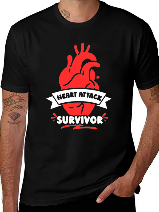 Heart Attack Survivor Graphic Tee