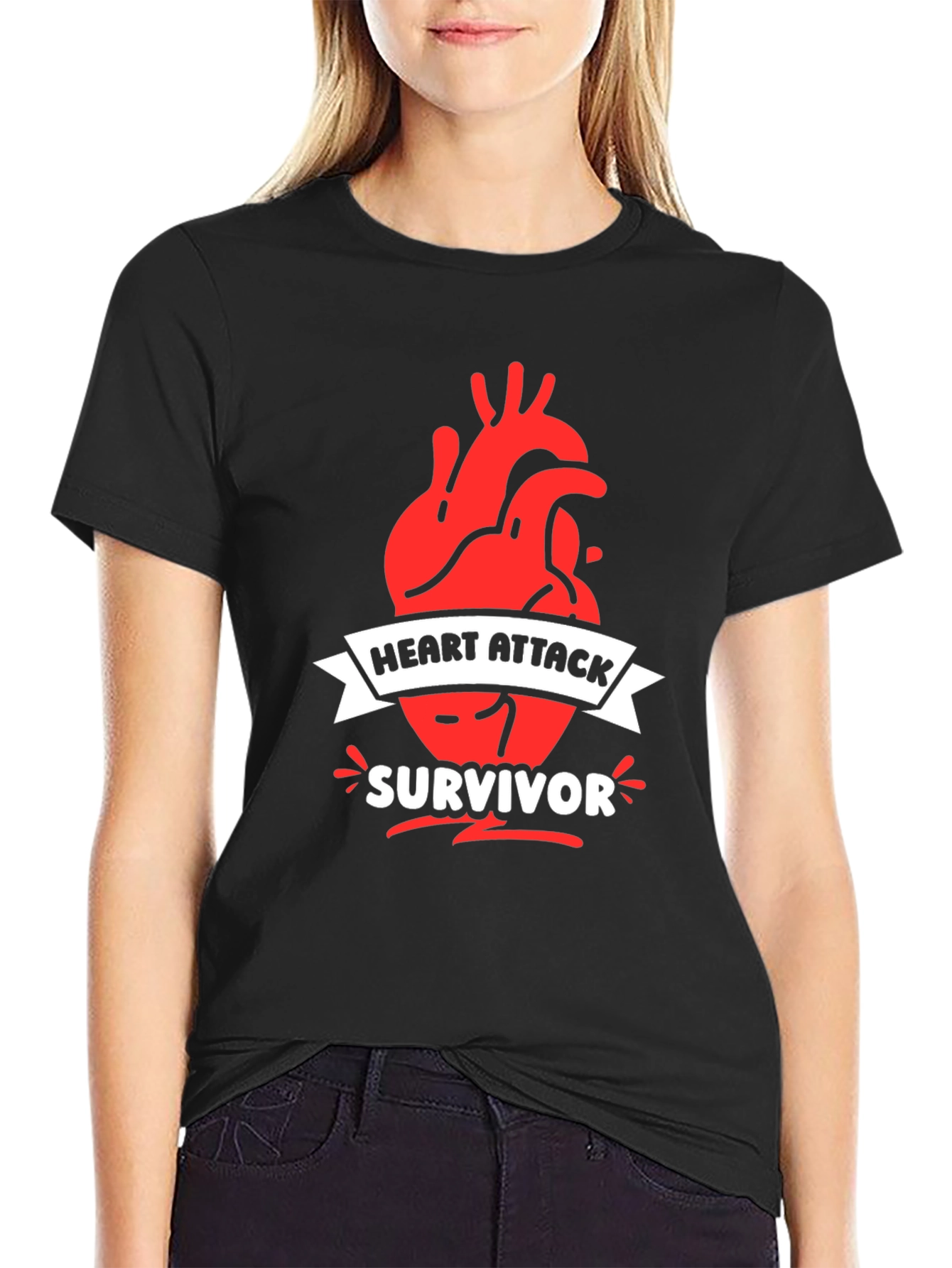 Heart Attack Survivor Graphic Tee