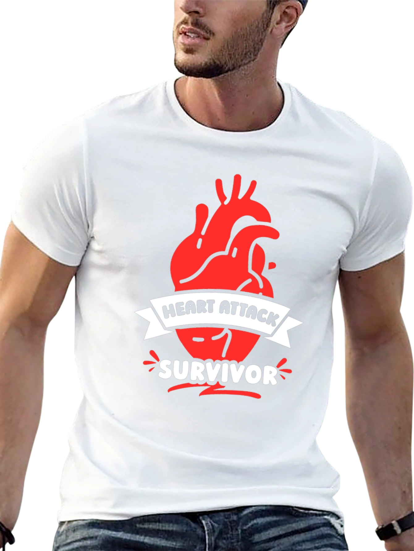 Heart Attack Survivor Graphic Tee