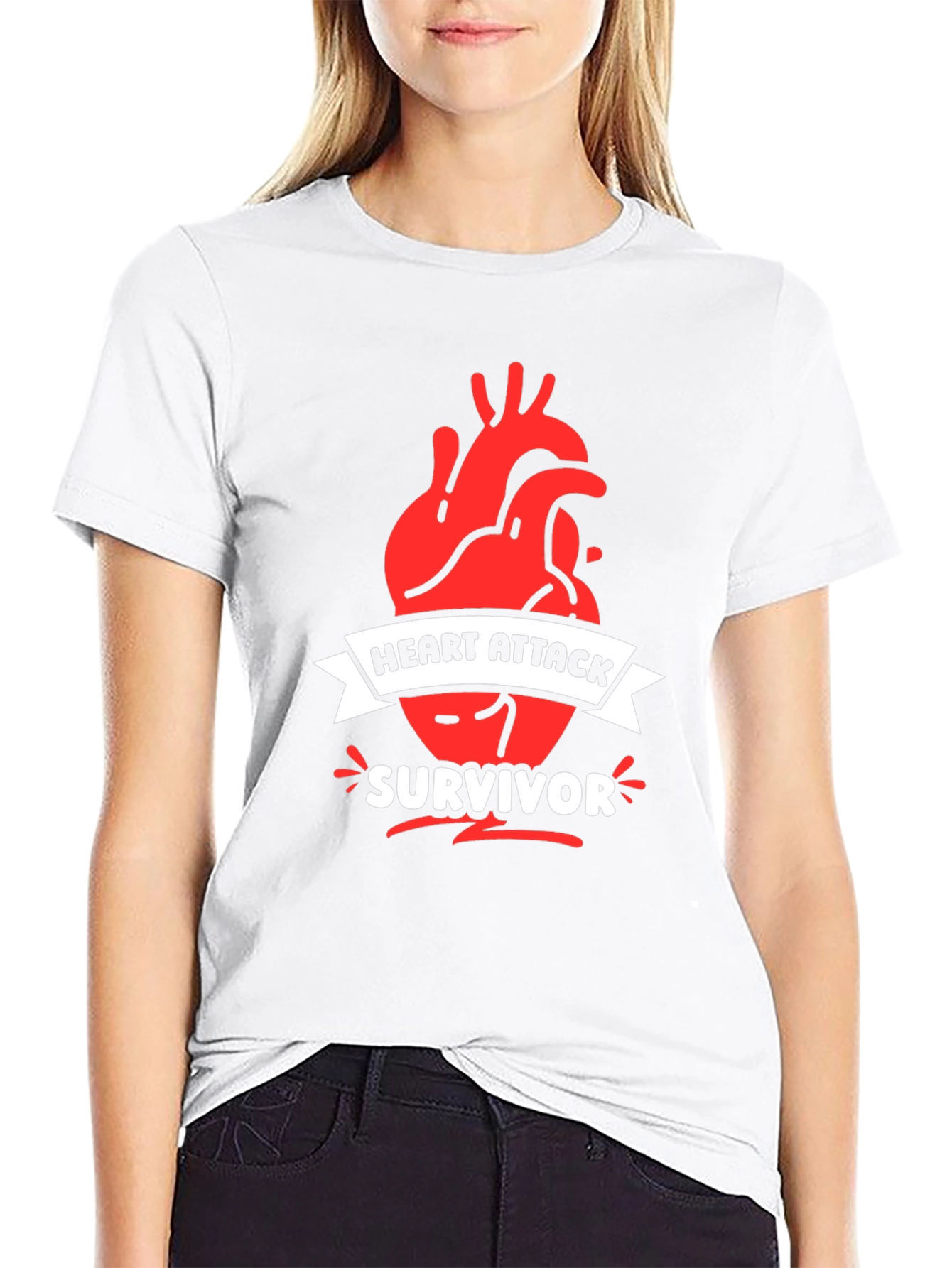 Heart Attack Survivor Graphic Tee