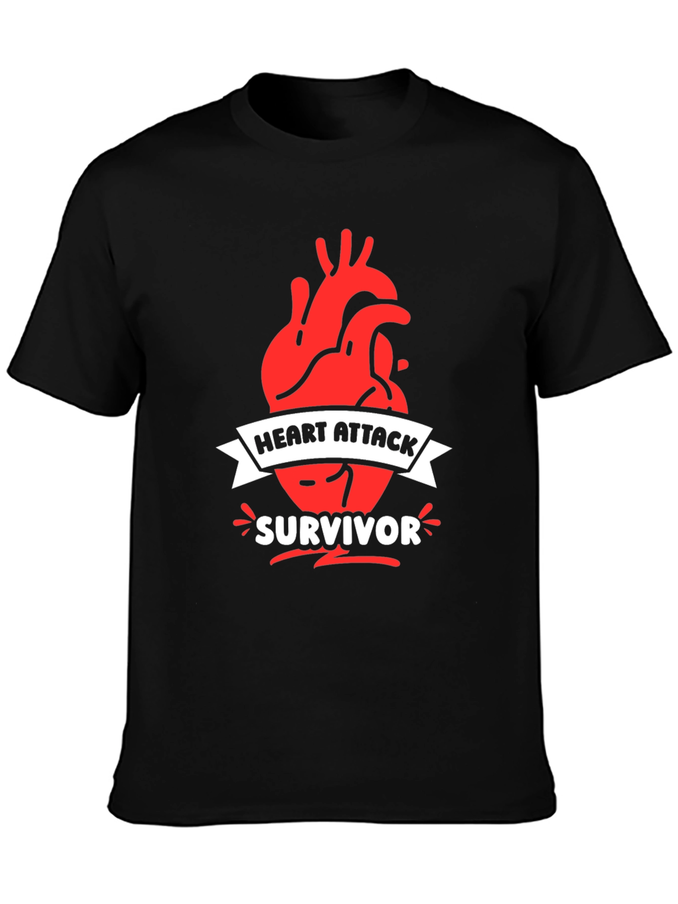 Heart Attack Survivor Graphic Tee