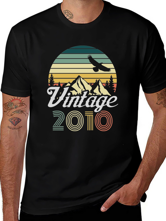 Vintage 2010 T-Shirt Retro Style Birthday Gift