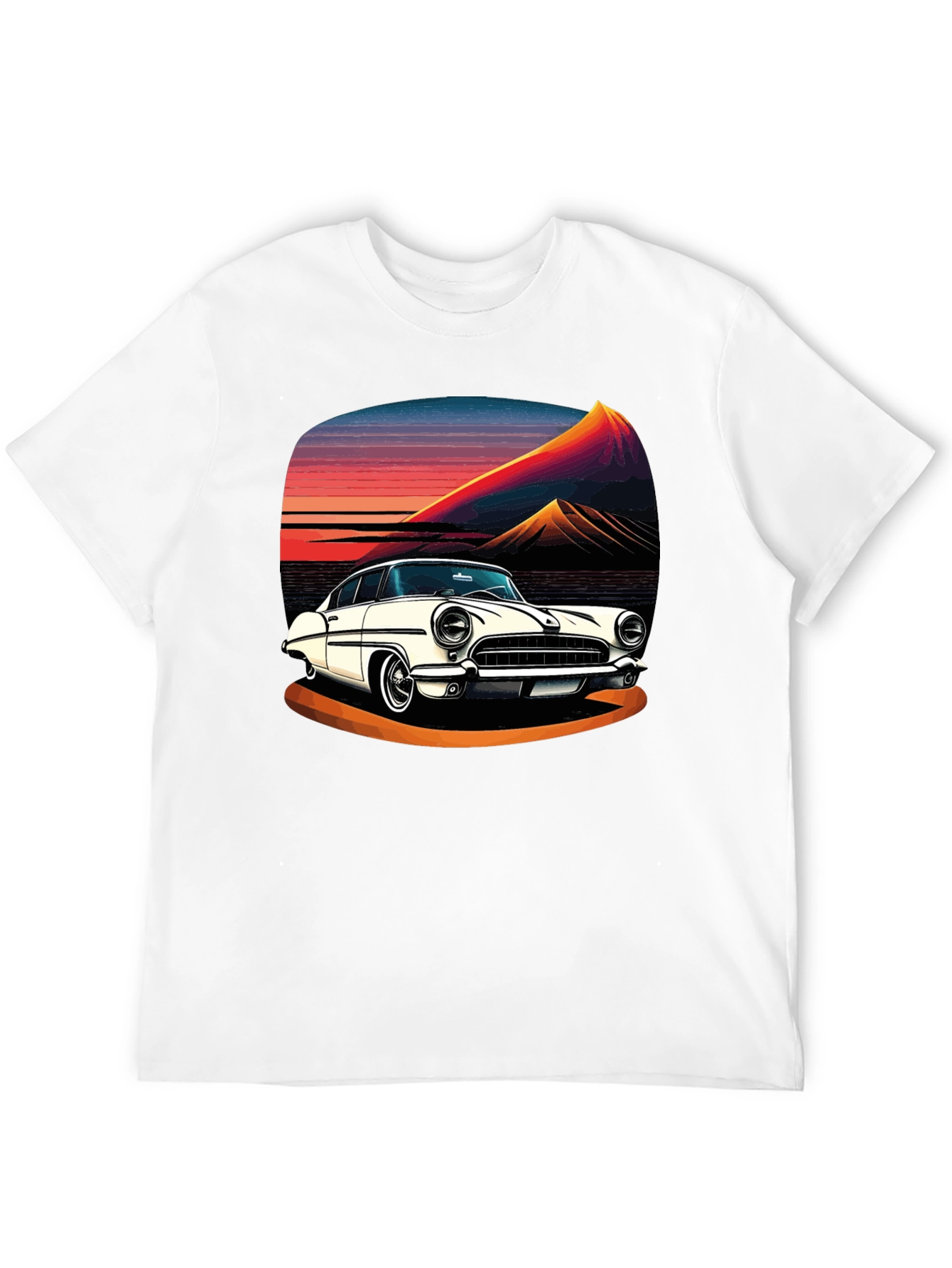 Retro Car Graphic Tee - Classic Ride Style
