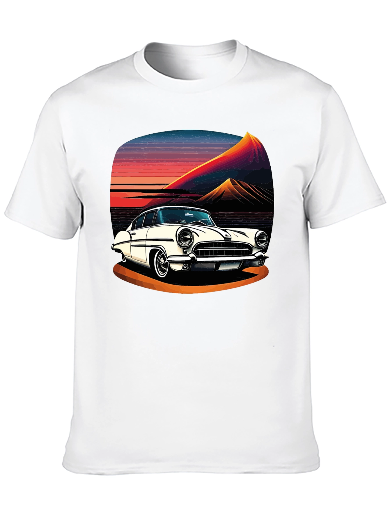 Retro Car Graphic Tee - Classic Ride Style