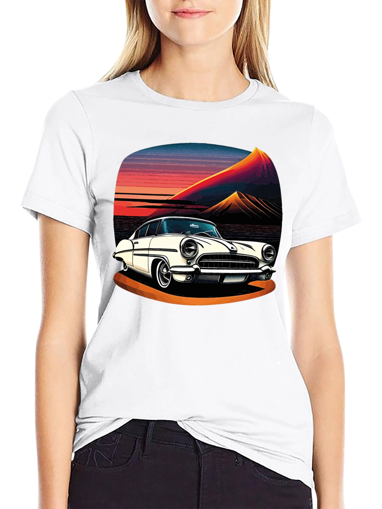 Retro Car Graphic Tee - Classic Ride Style