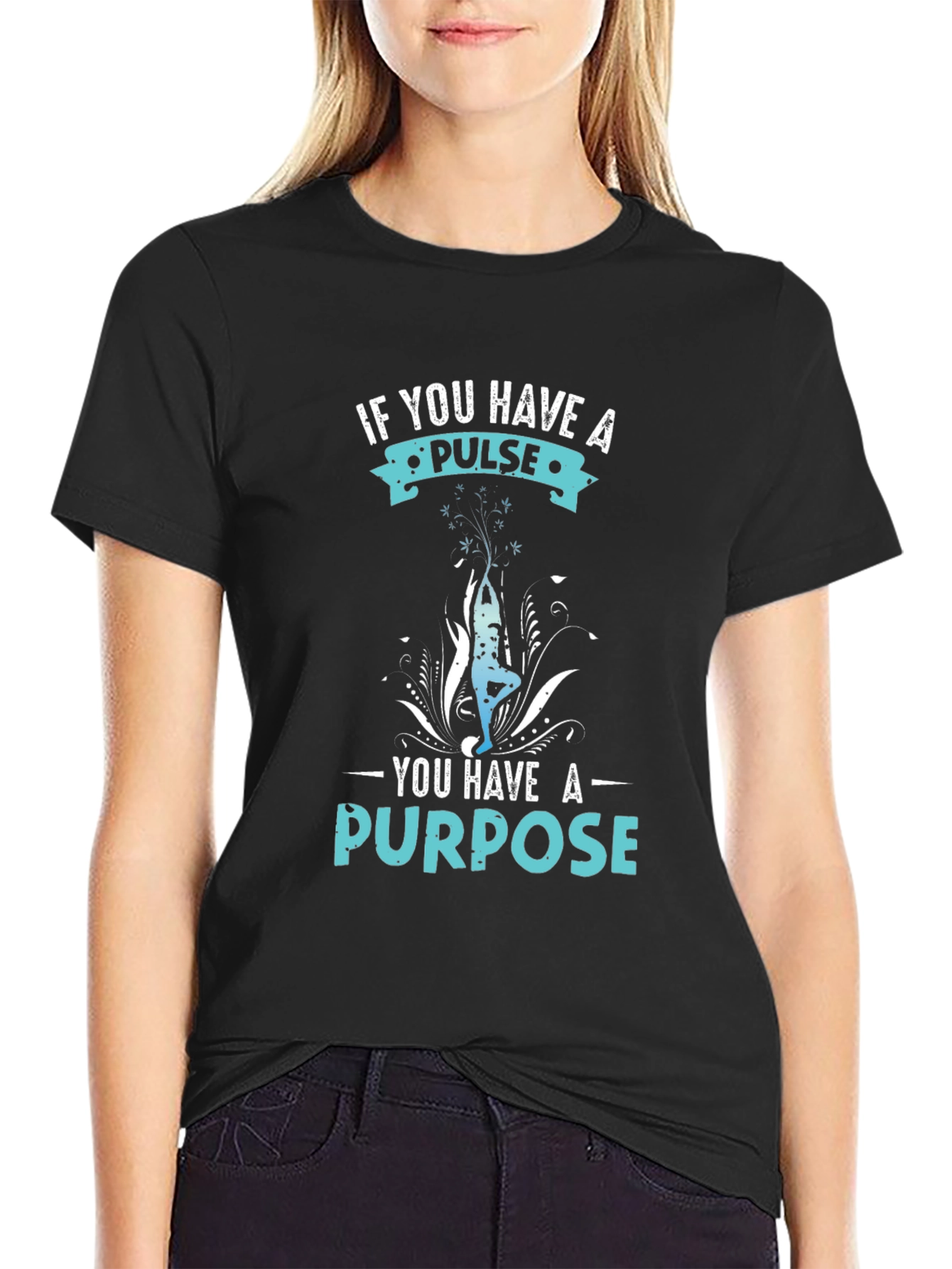 Pulse Purpose T-Shirt Yoga Inspiration Tee