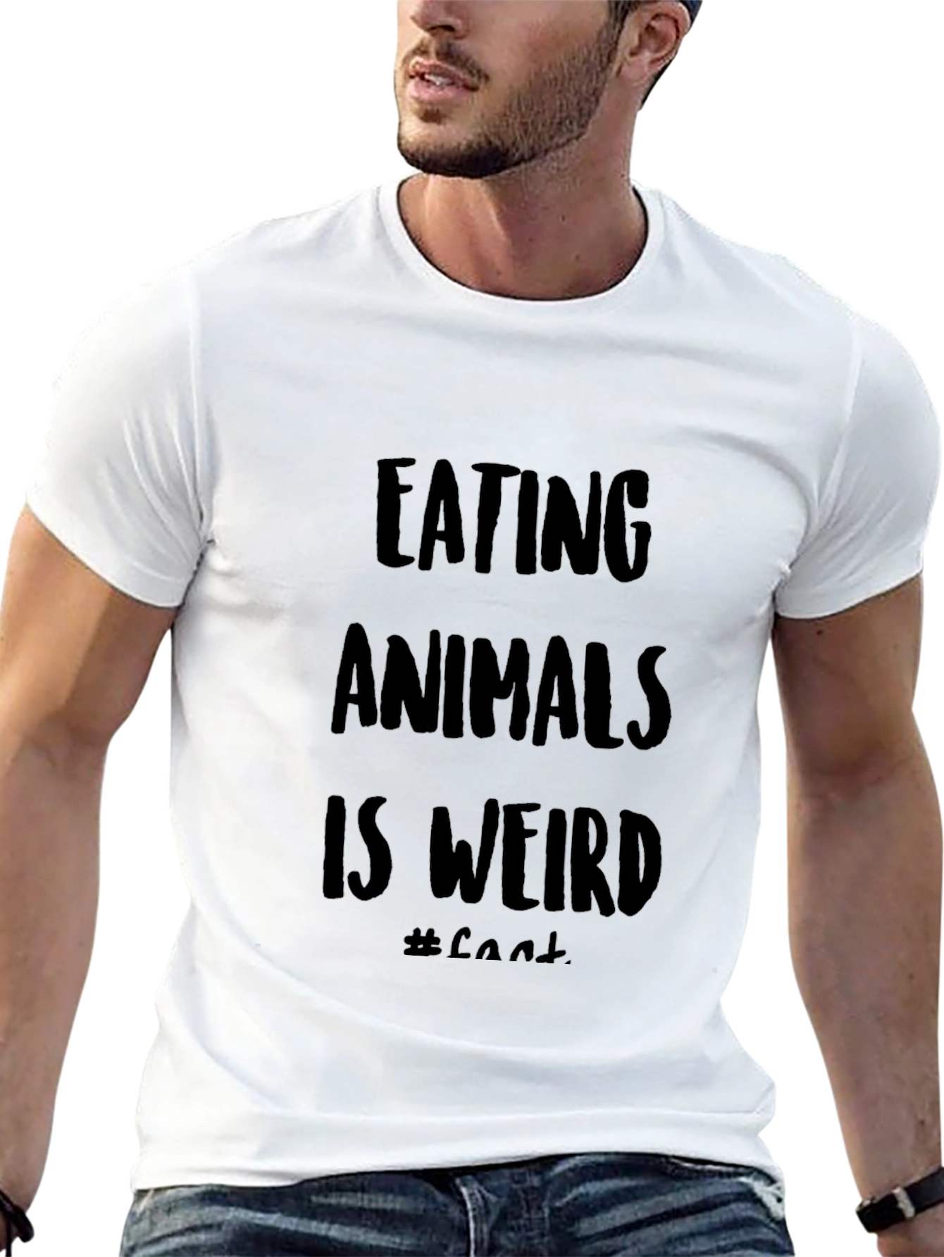 Eating Animals Is Weird T-Shirt - Vegan Lifestyle
