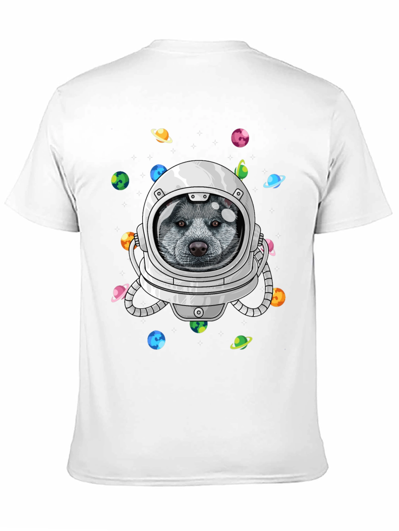 Astronaut Dog T-Shirt - Space Pup Tee