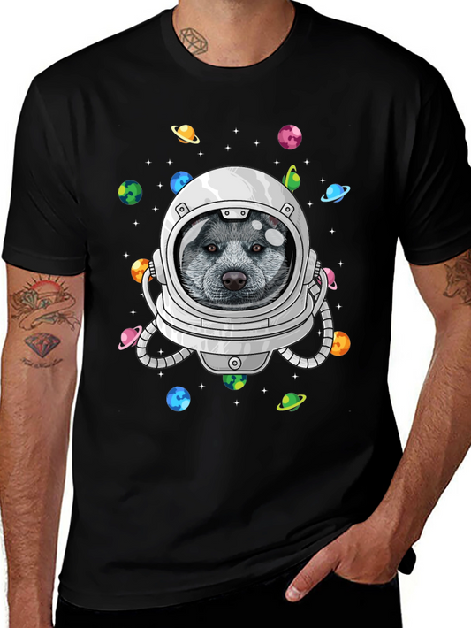 Astronaut Dog T-Shirt - Space Pup Tee