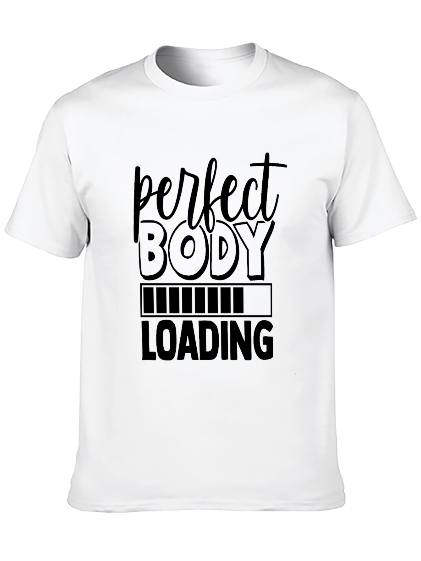 Perfect Body Loading - Mens Black Graphic Tee