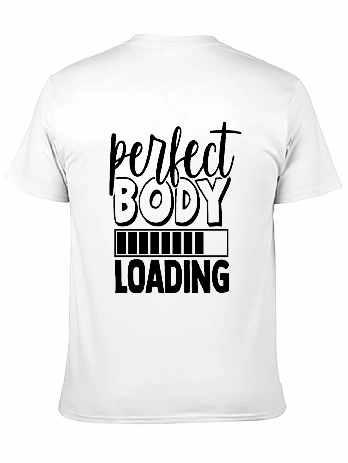 Perfect Body Loading - Mens Black Graphic Tee