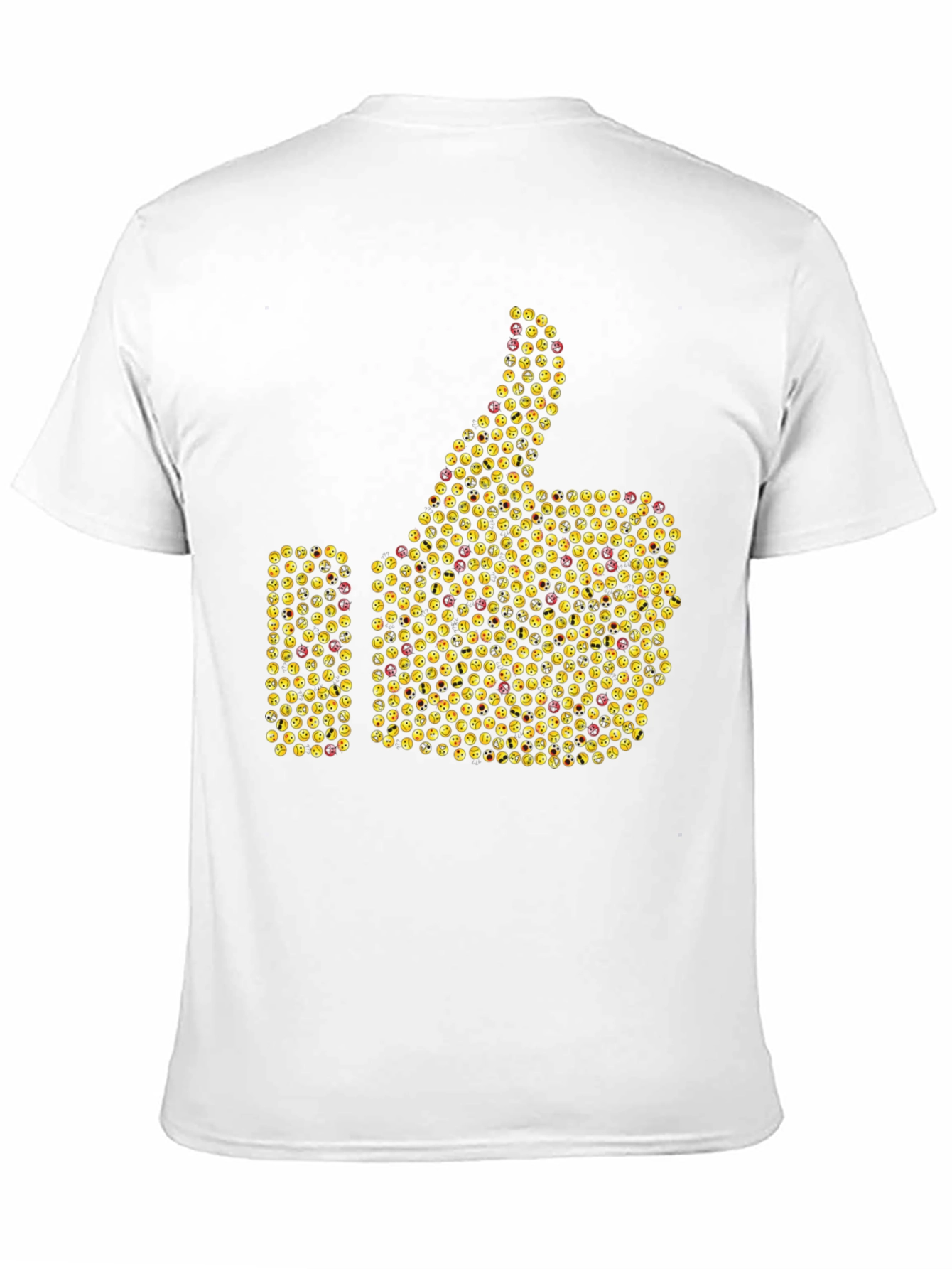 Emoji Thumbs Up Graphic T-Shirt - Black