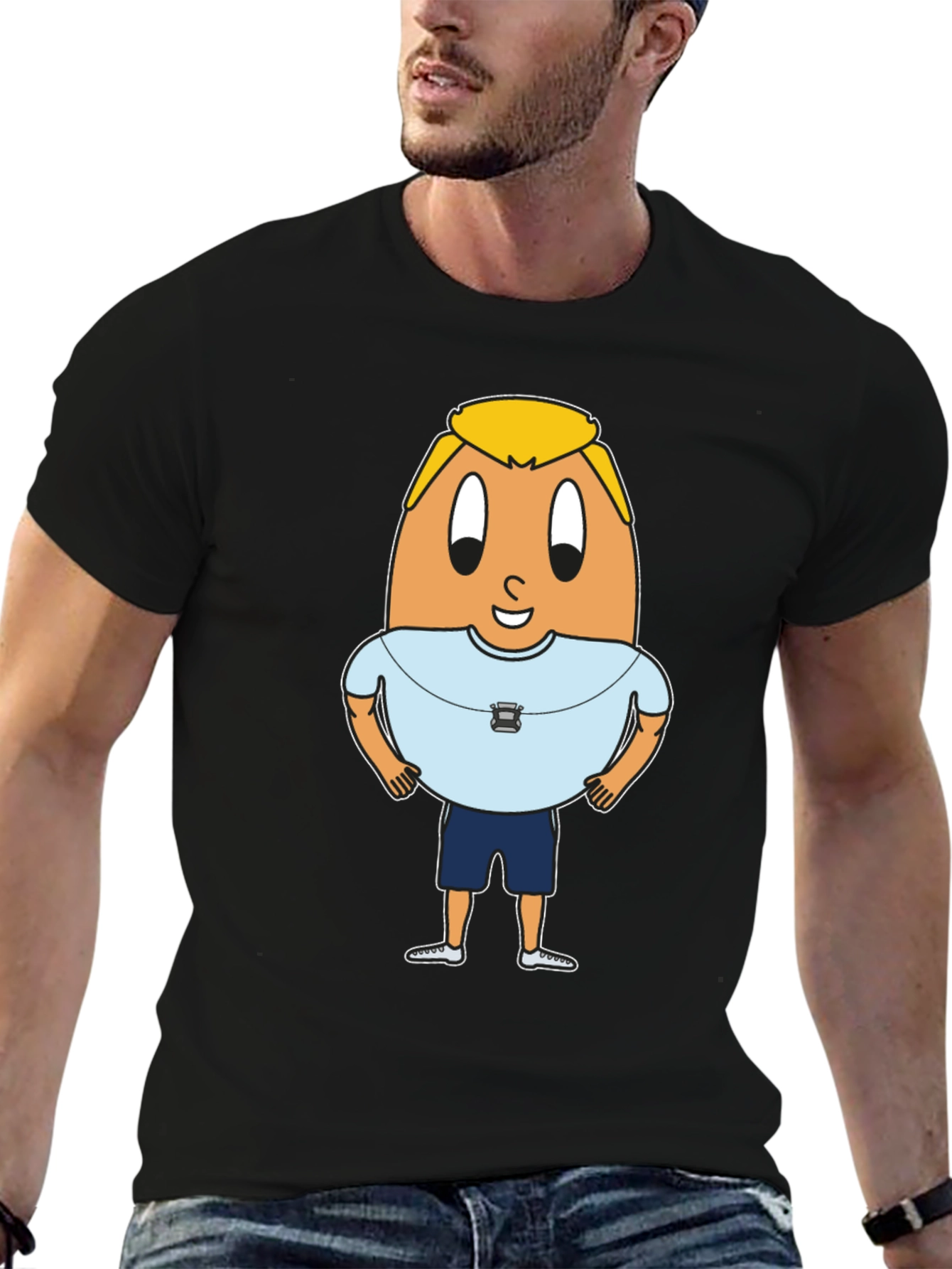 Egg Character Graphic Tee