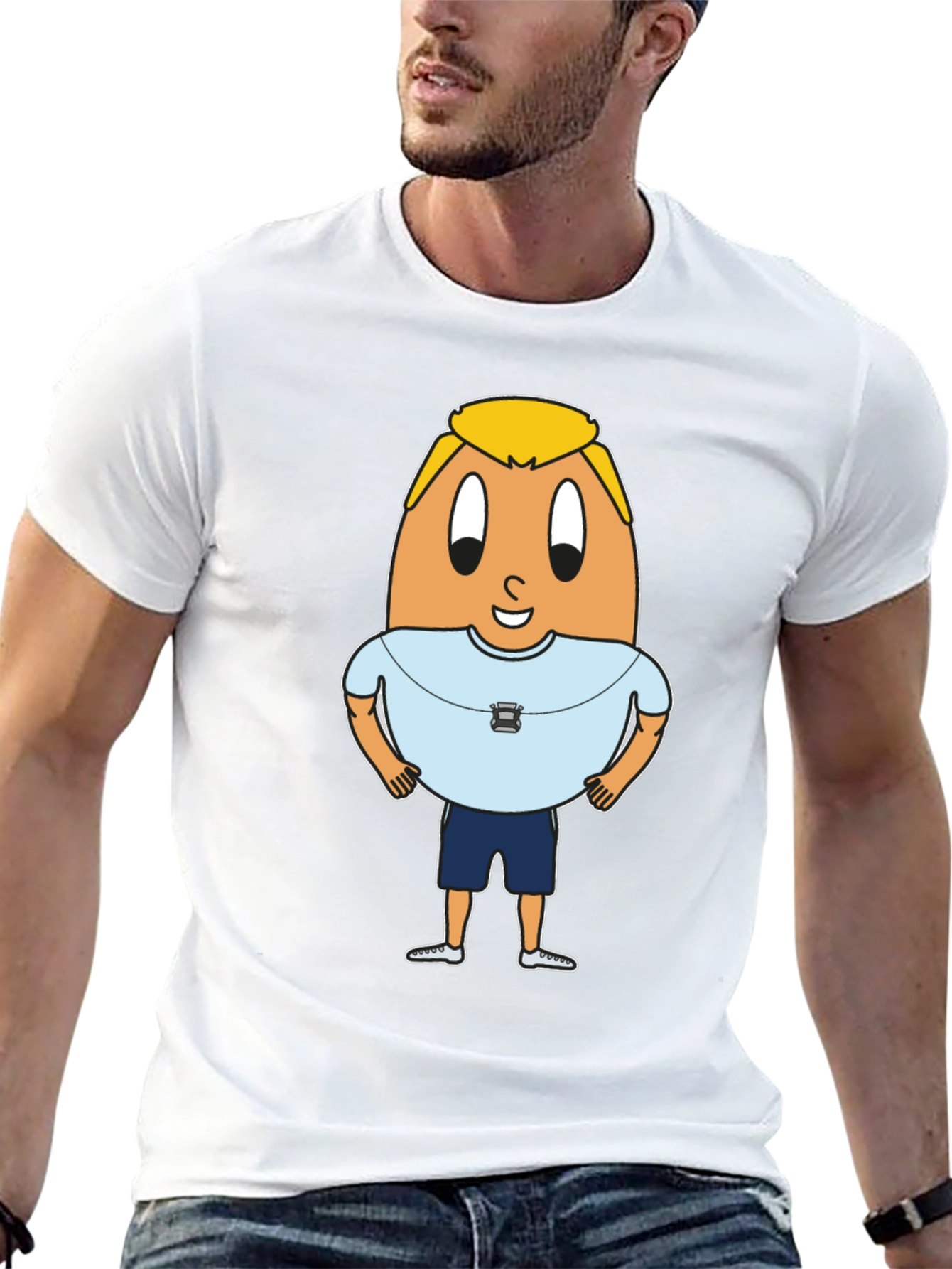 Egg Character Graphic Tee