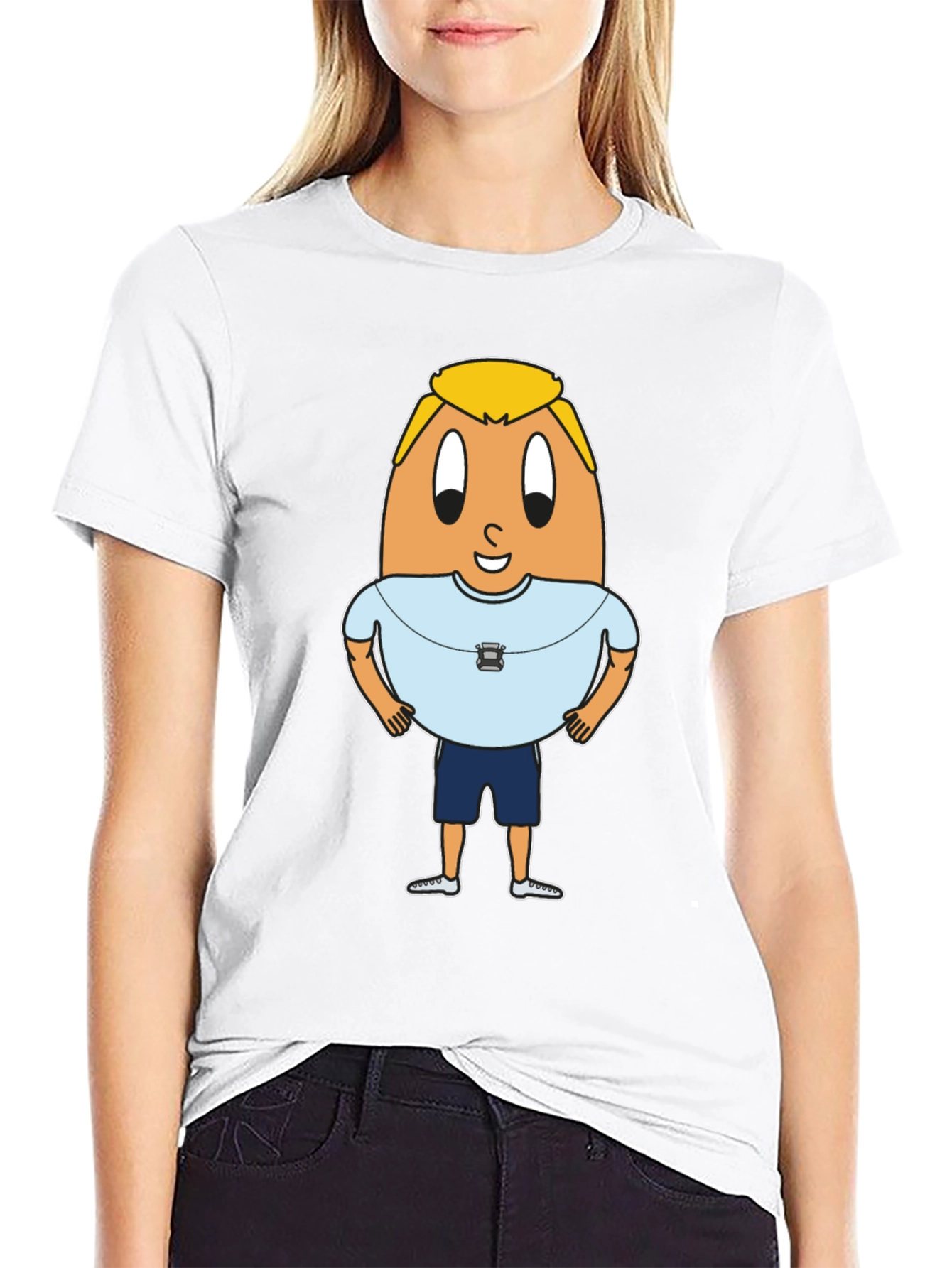 Egg Character Graphic Tee