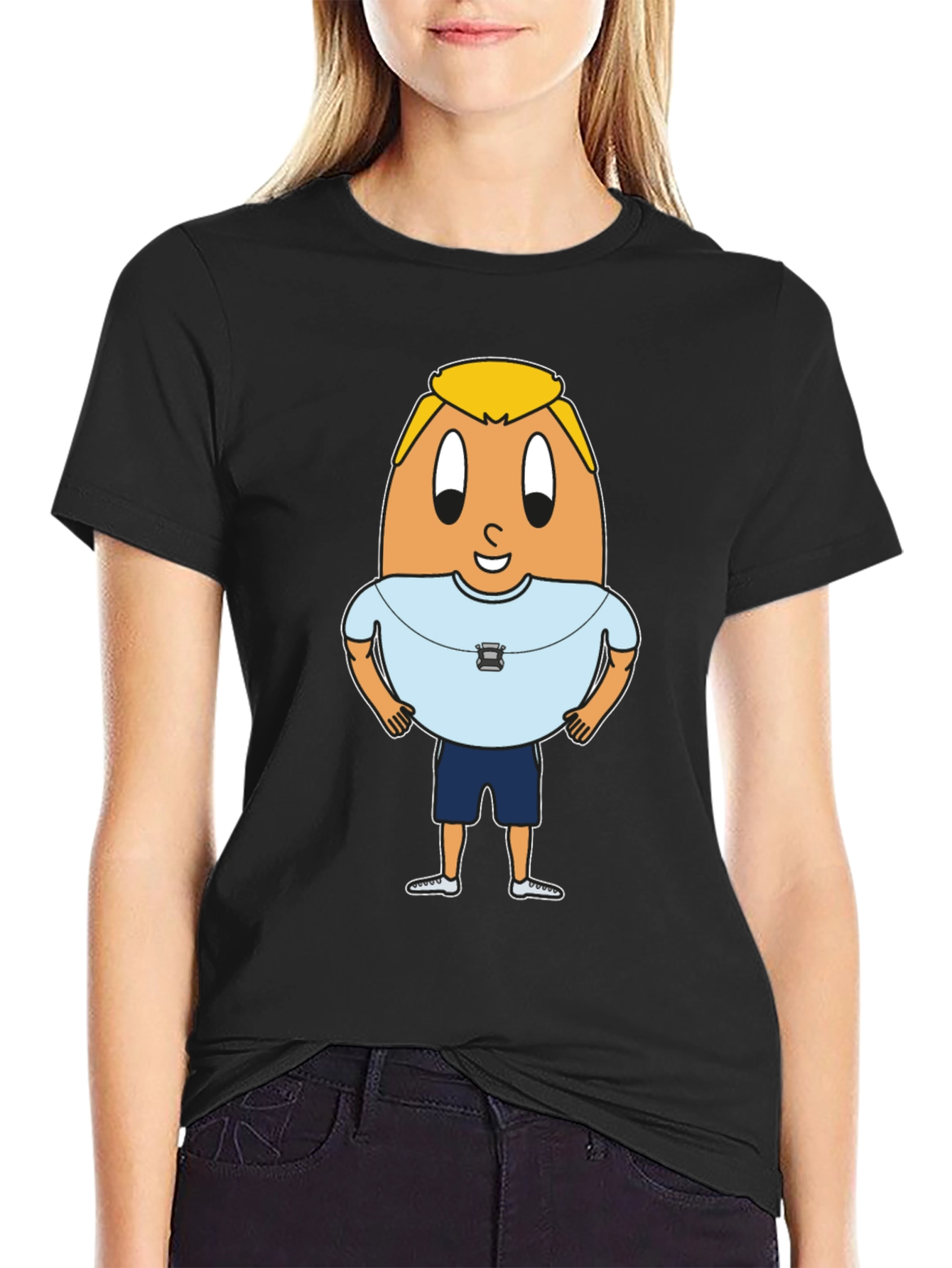 Egg Character Graphic Tee