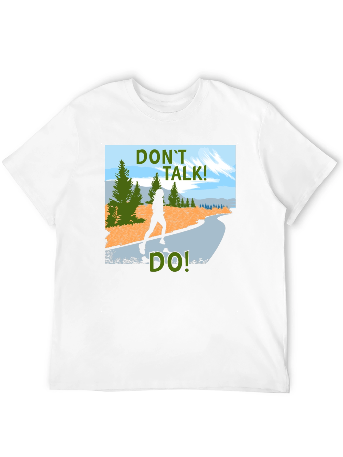 Dont Talk Do! Graphic Tee - Black