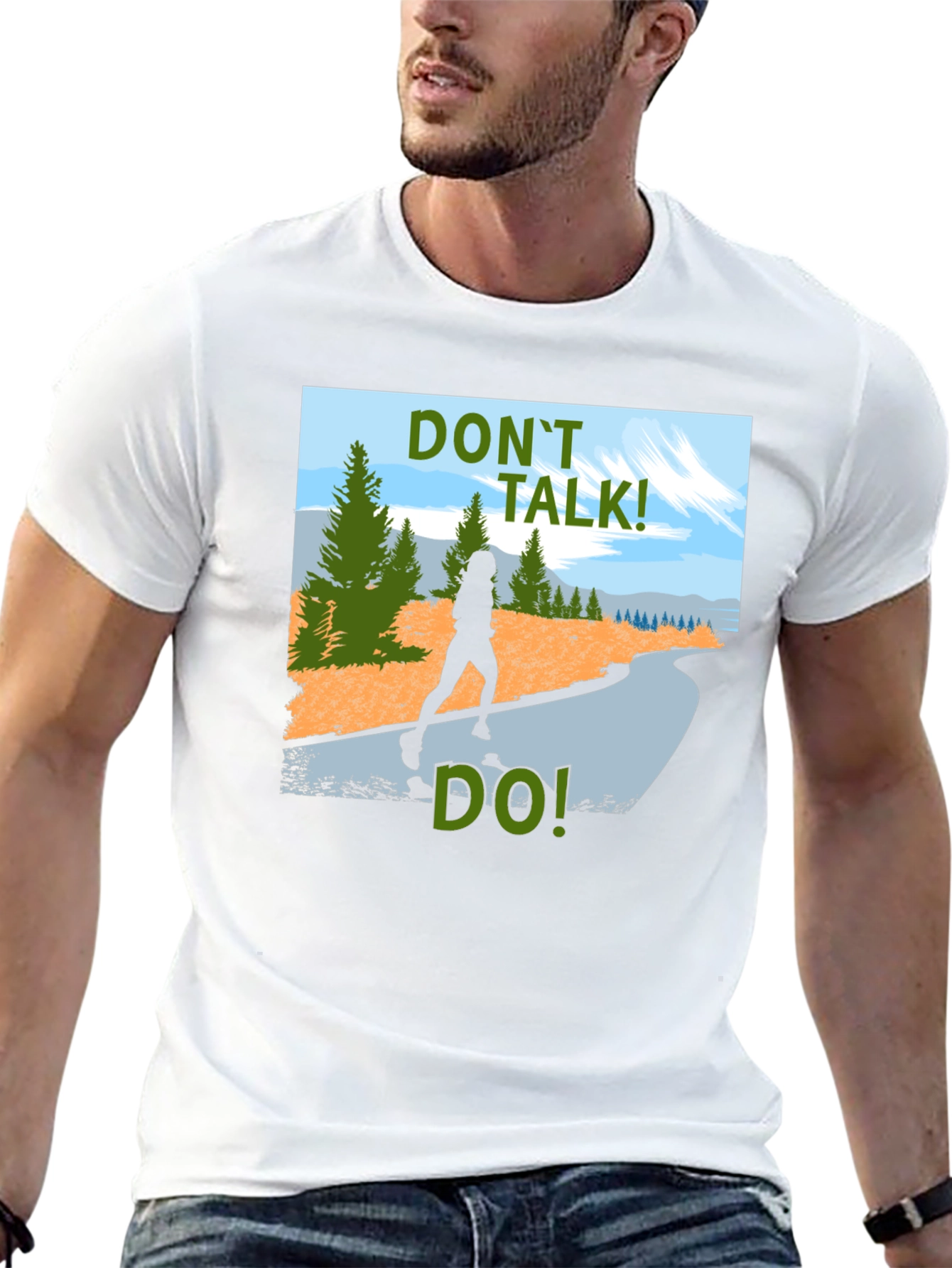 Dont Talk Do! Graphic Tee - Black