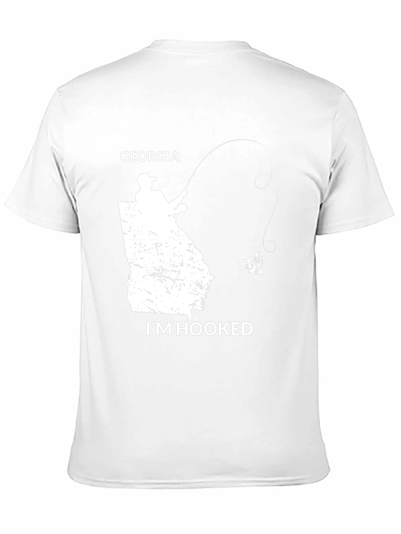 Georgia Fishing T-Shirt - Im Hooked State Pride