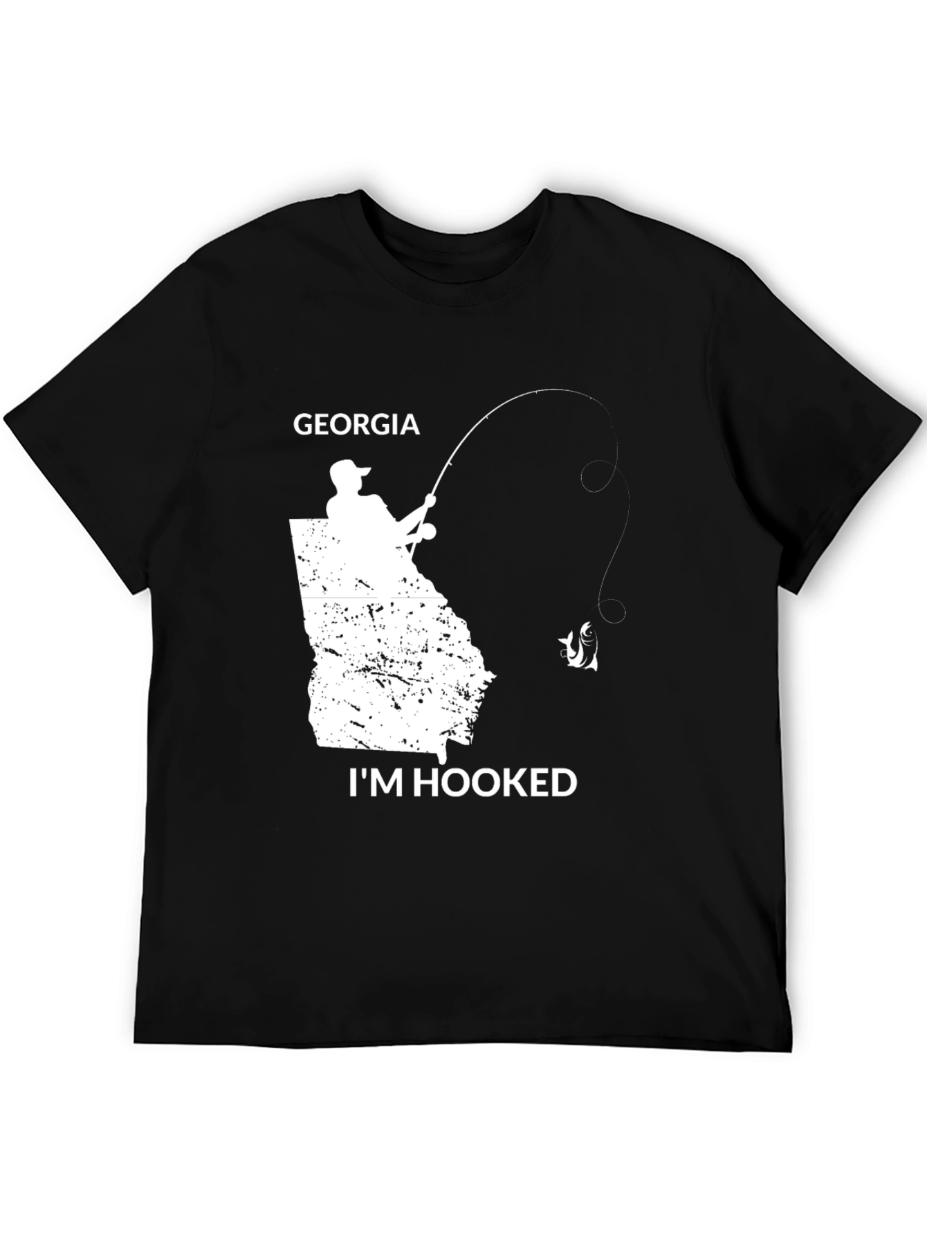 Georgia Fishing T-Shirt - Im Hooked State Pride