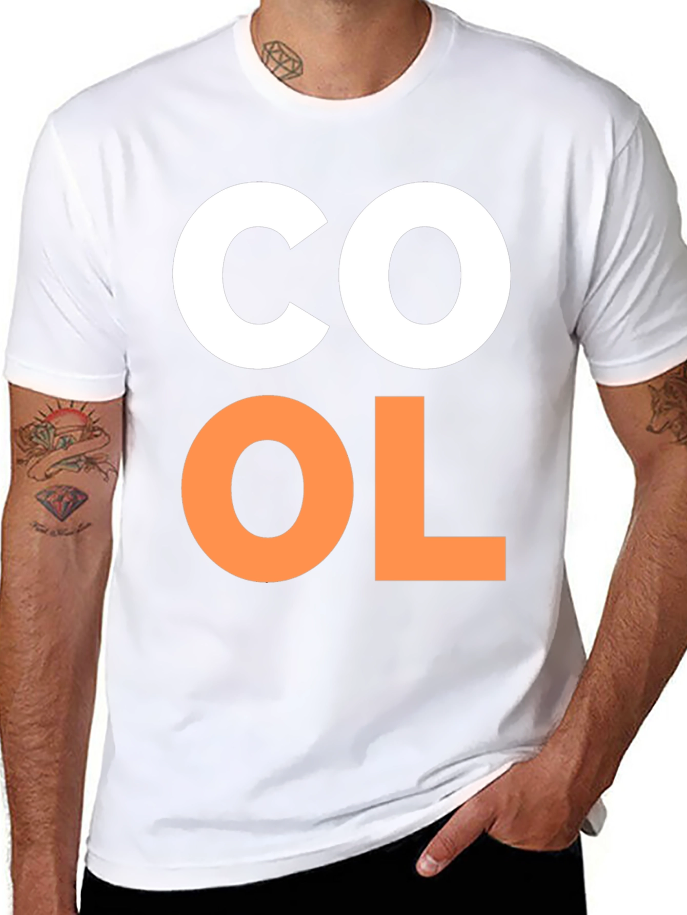 Cool Graphic Tee - Stylish Cotton Blend Comfort