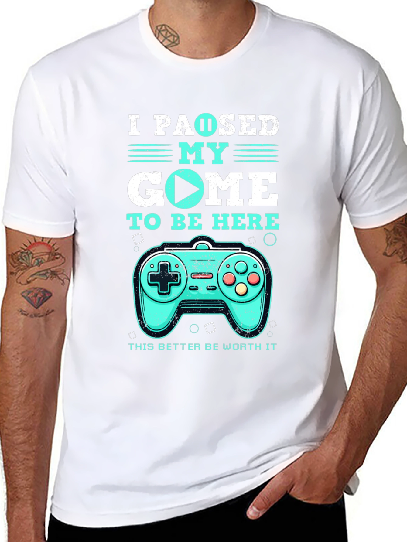 I Paused My Game T-Shirt - Gamer Tee