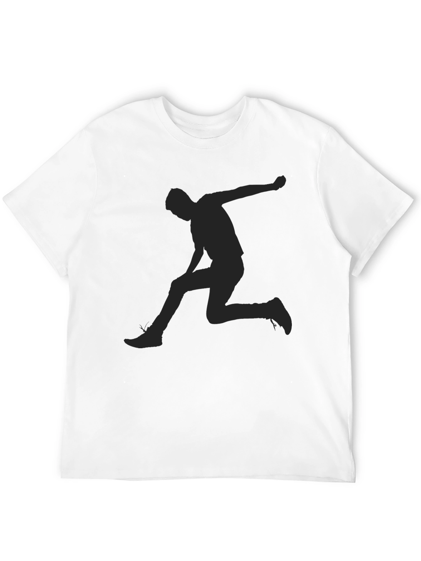 Silhouette Jumper Graphic Tee - Mens Black T-Shirt