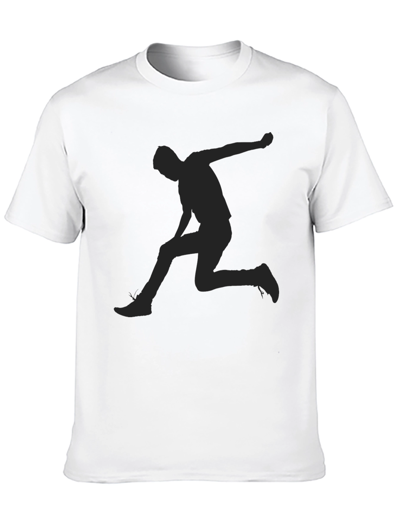 Silhouette Jumper Graphic Tee - Mens Black T-Shirt