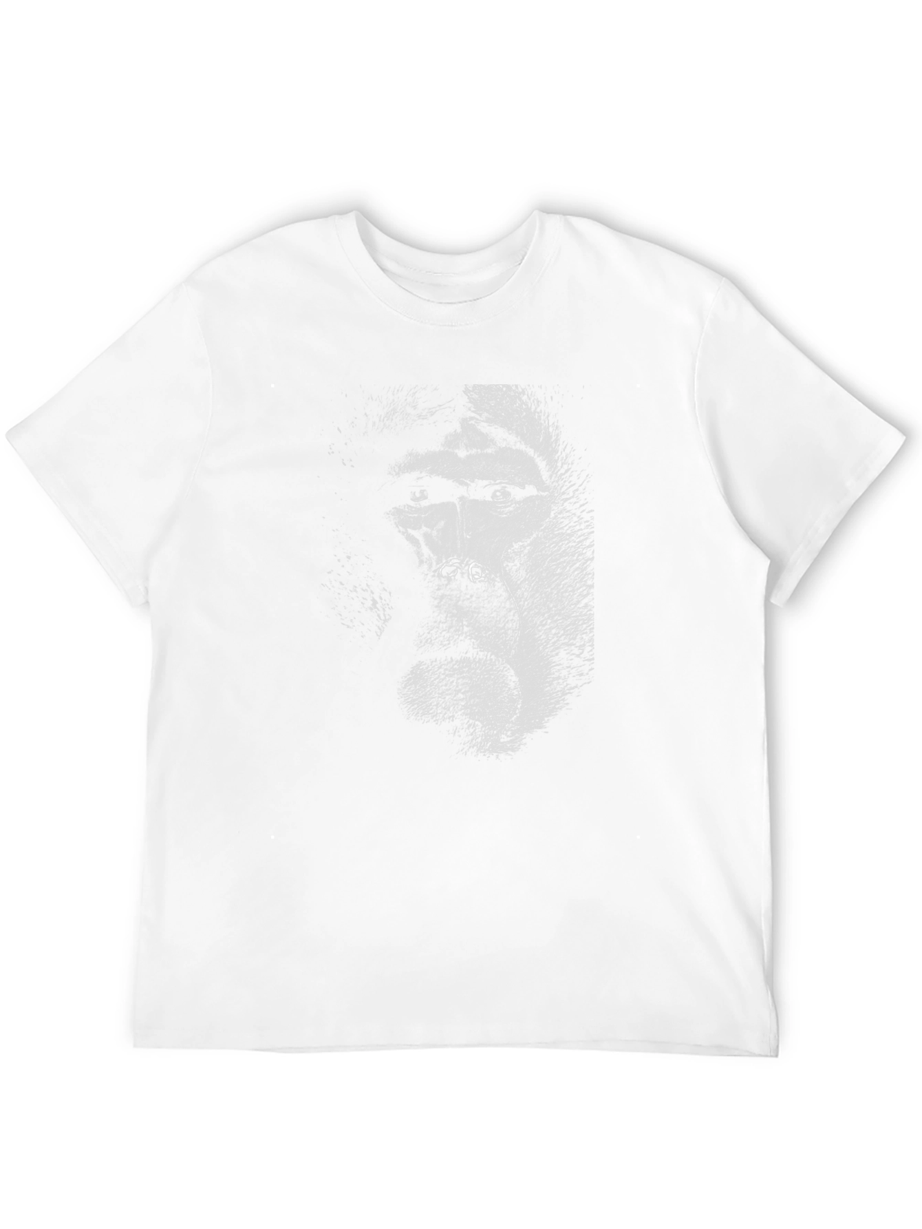 Intense Gorilla Graphic Print Black T-Shirt