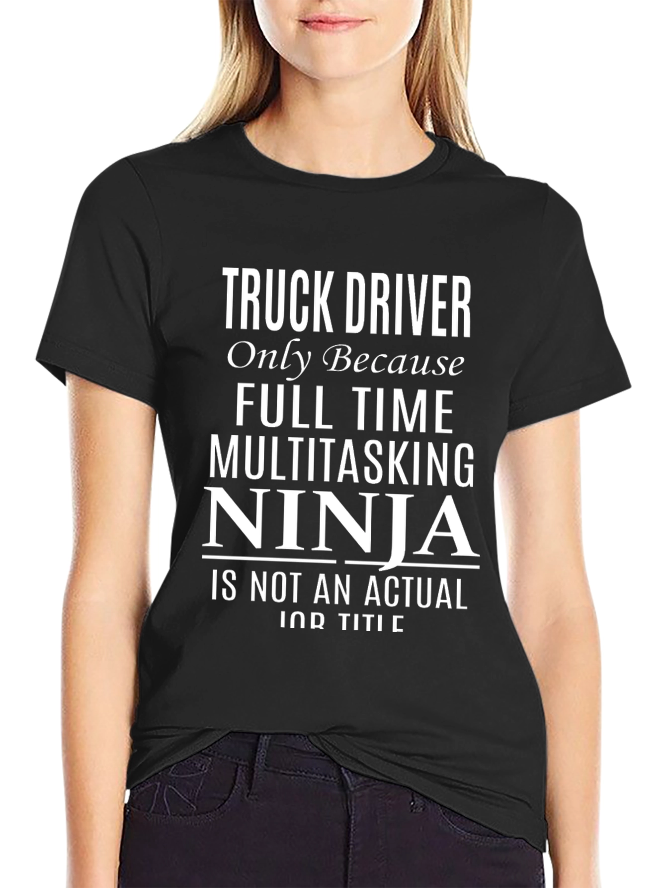 Truck Driver Ninja Graphic Tee