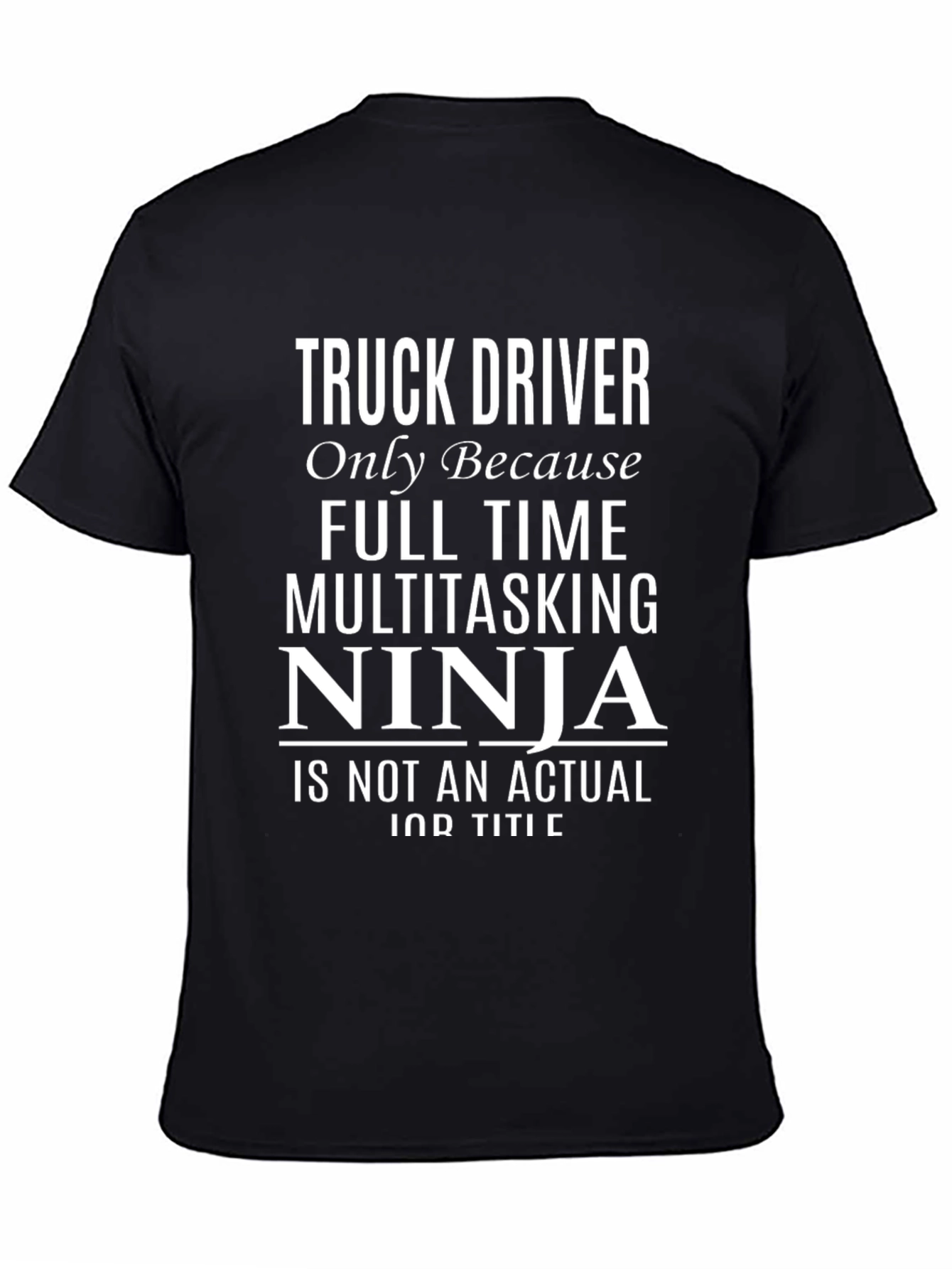Truck Driver Ninja Graphic Tee