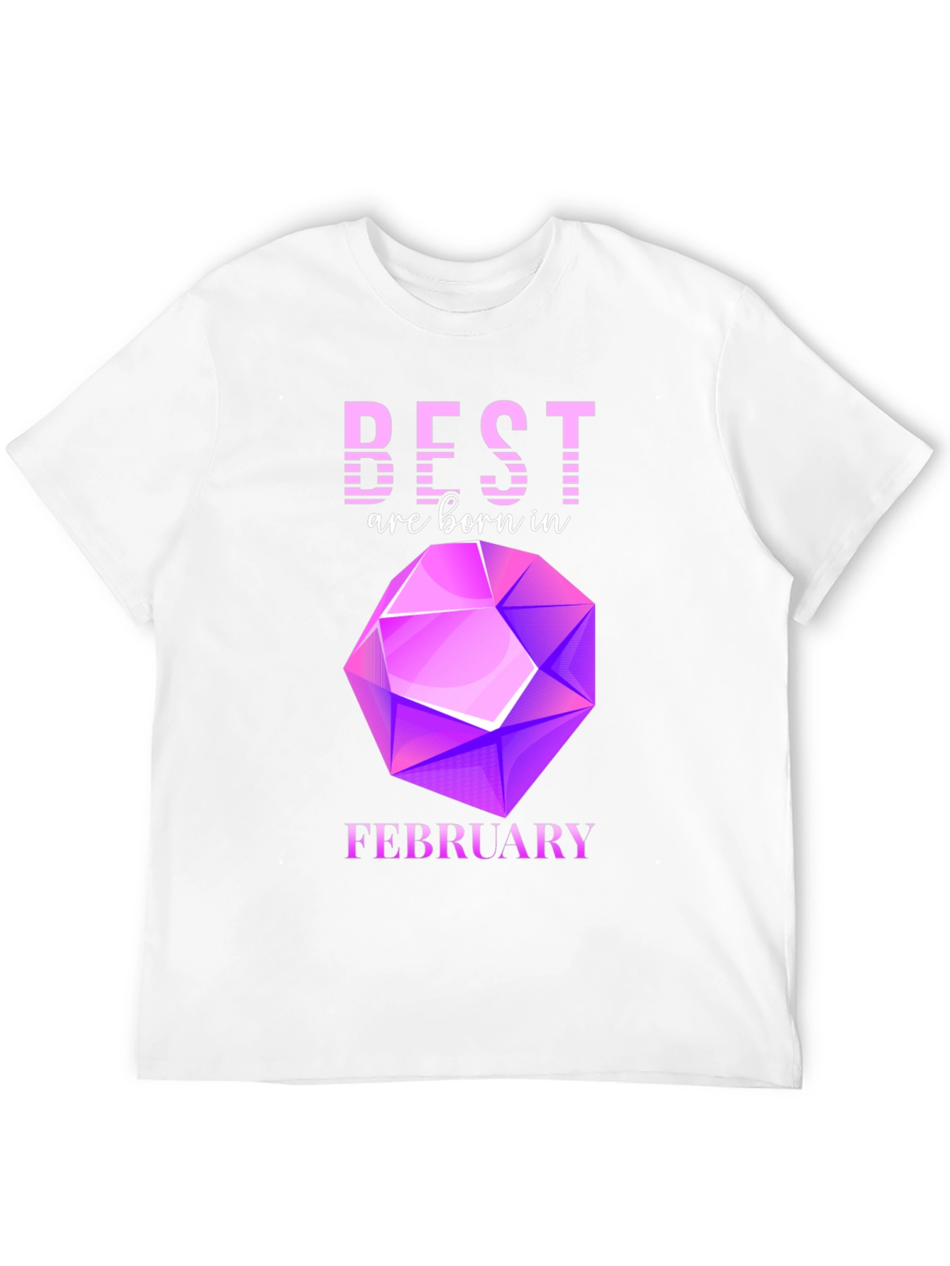 Best Are Born in February Gemstone T-Shirt