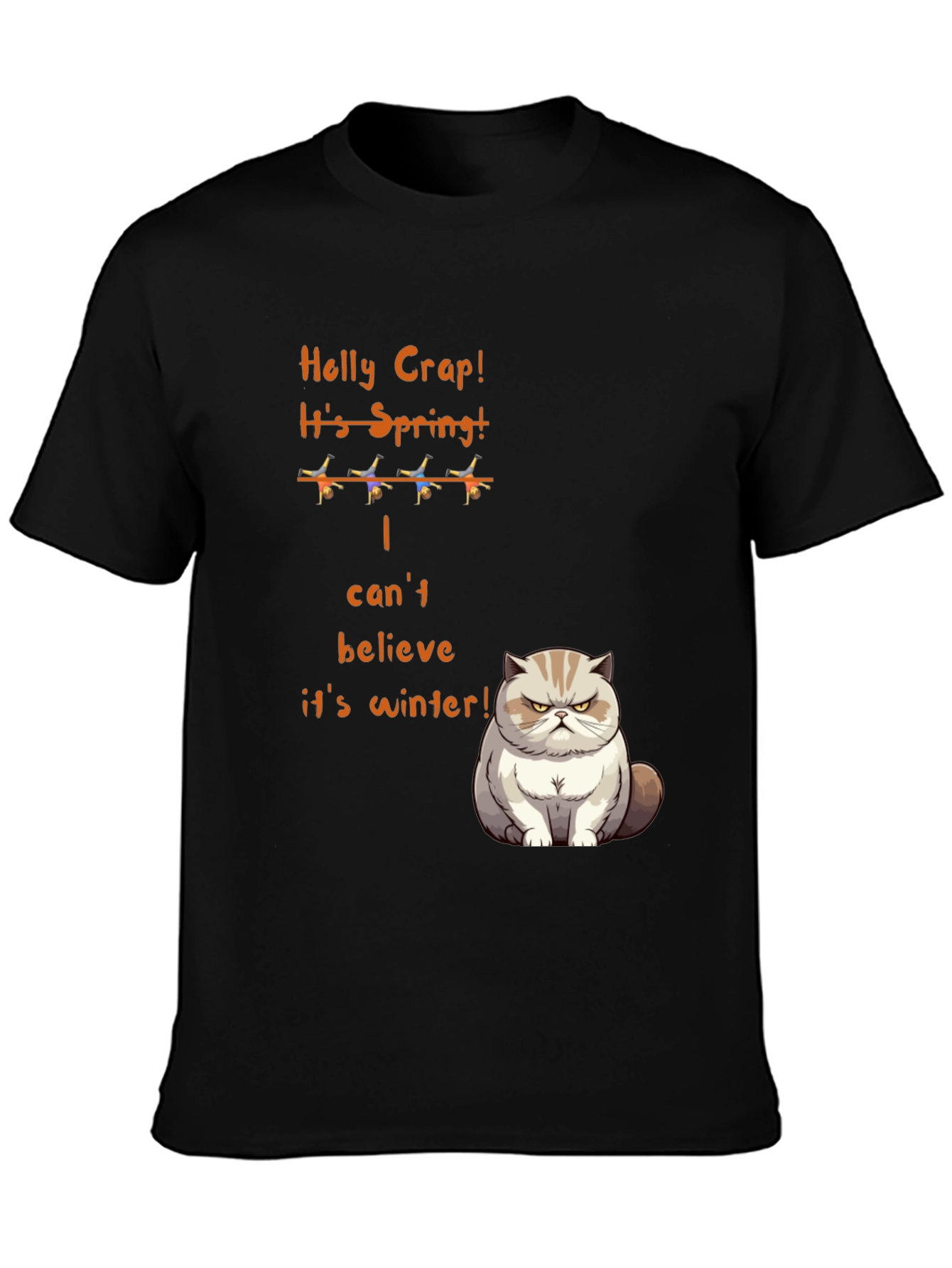 Funny Grumpy Cat Spring T-Shirt