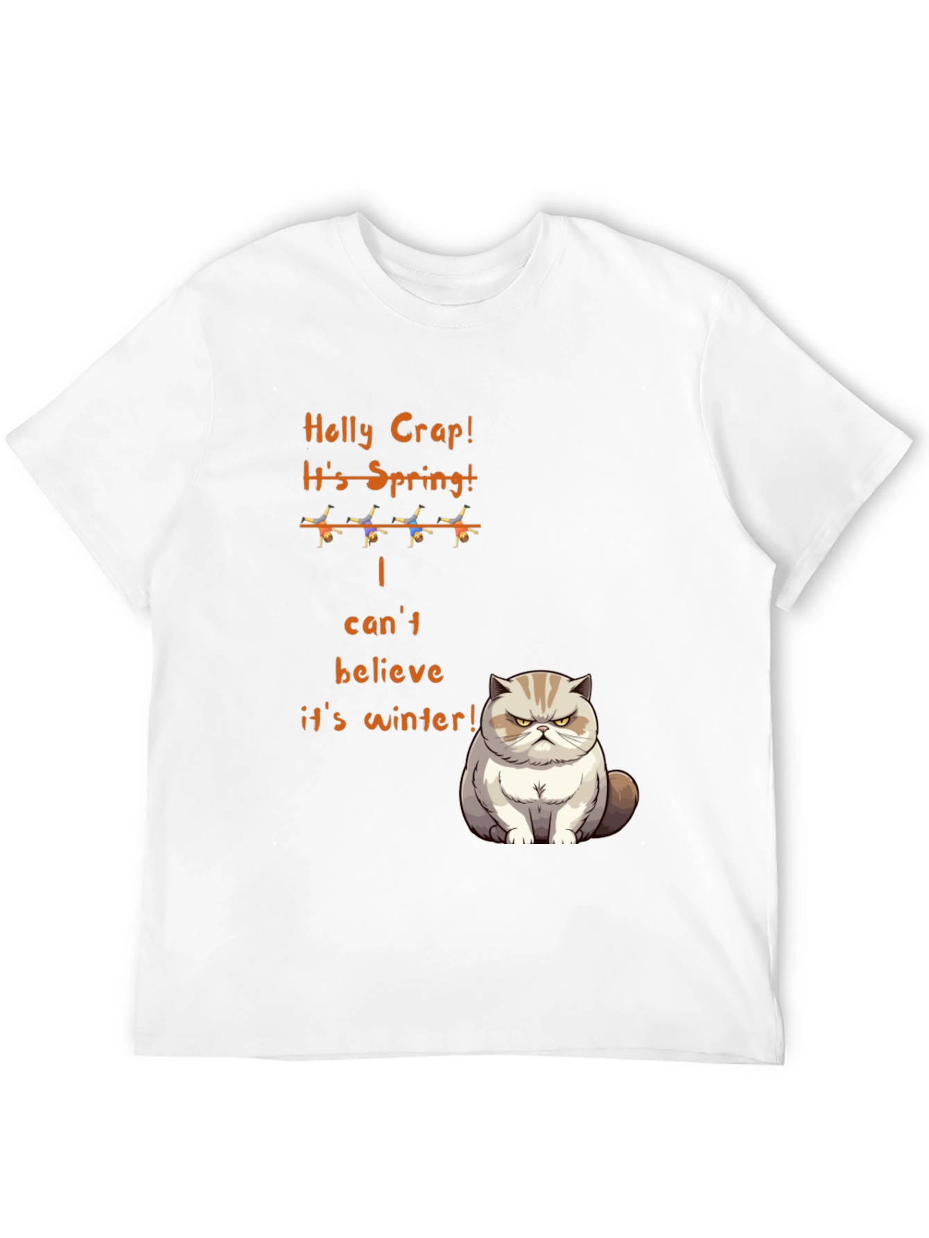 Funny Grumpy Cat Spring T-Shirt