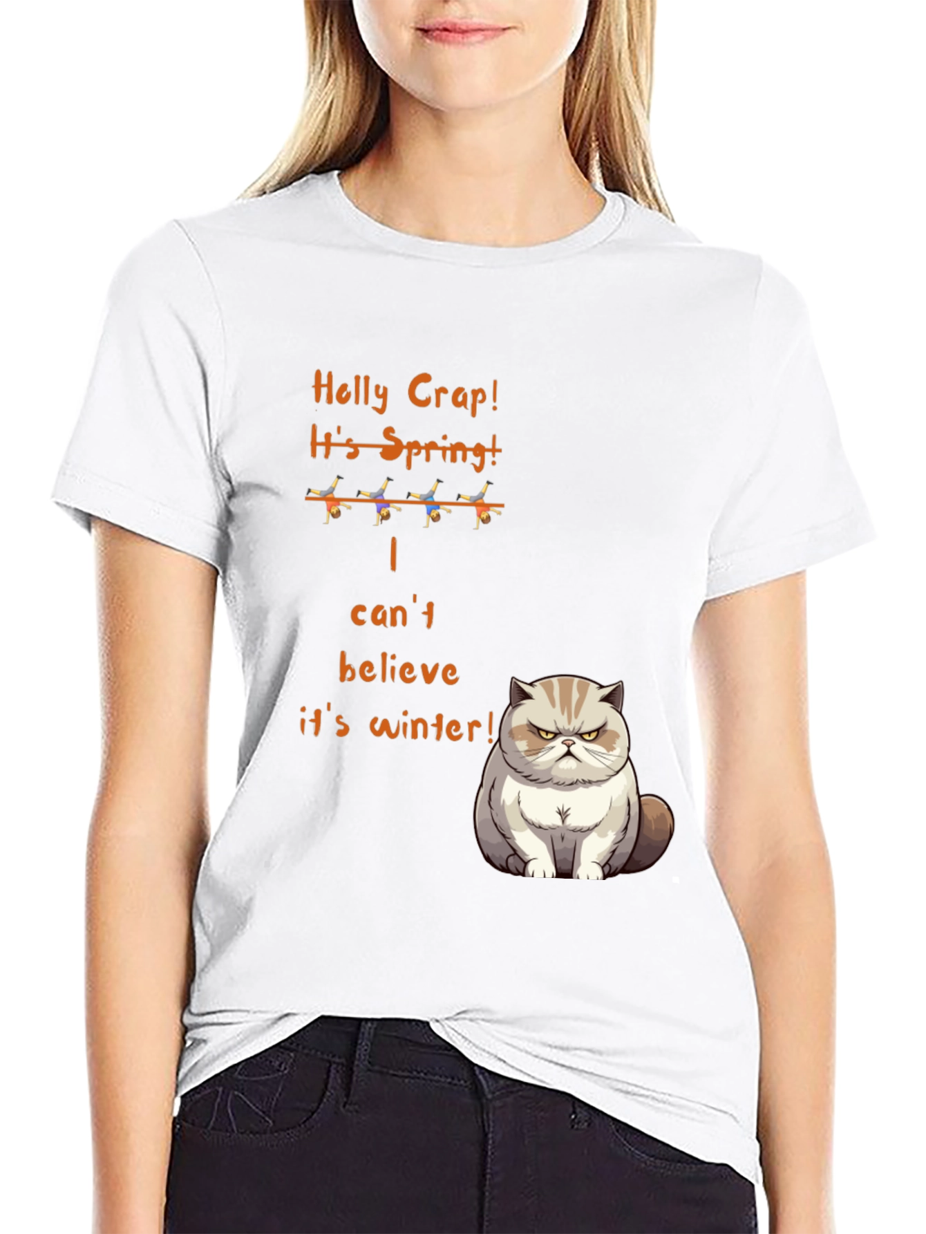 Funny Grumpy Cat Spring T-Shirt